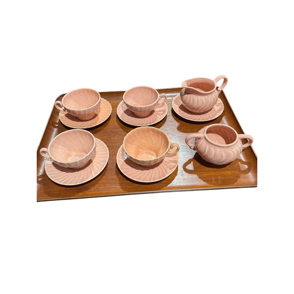 Franciscan Coronado Tea for Four -  Cups Saucers Creamer & Sugar Bowl!